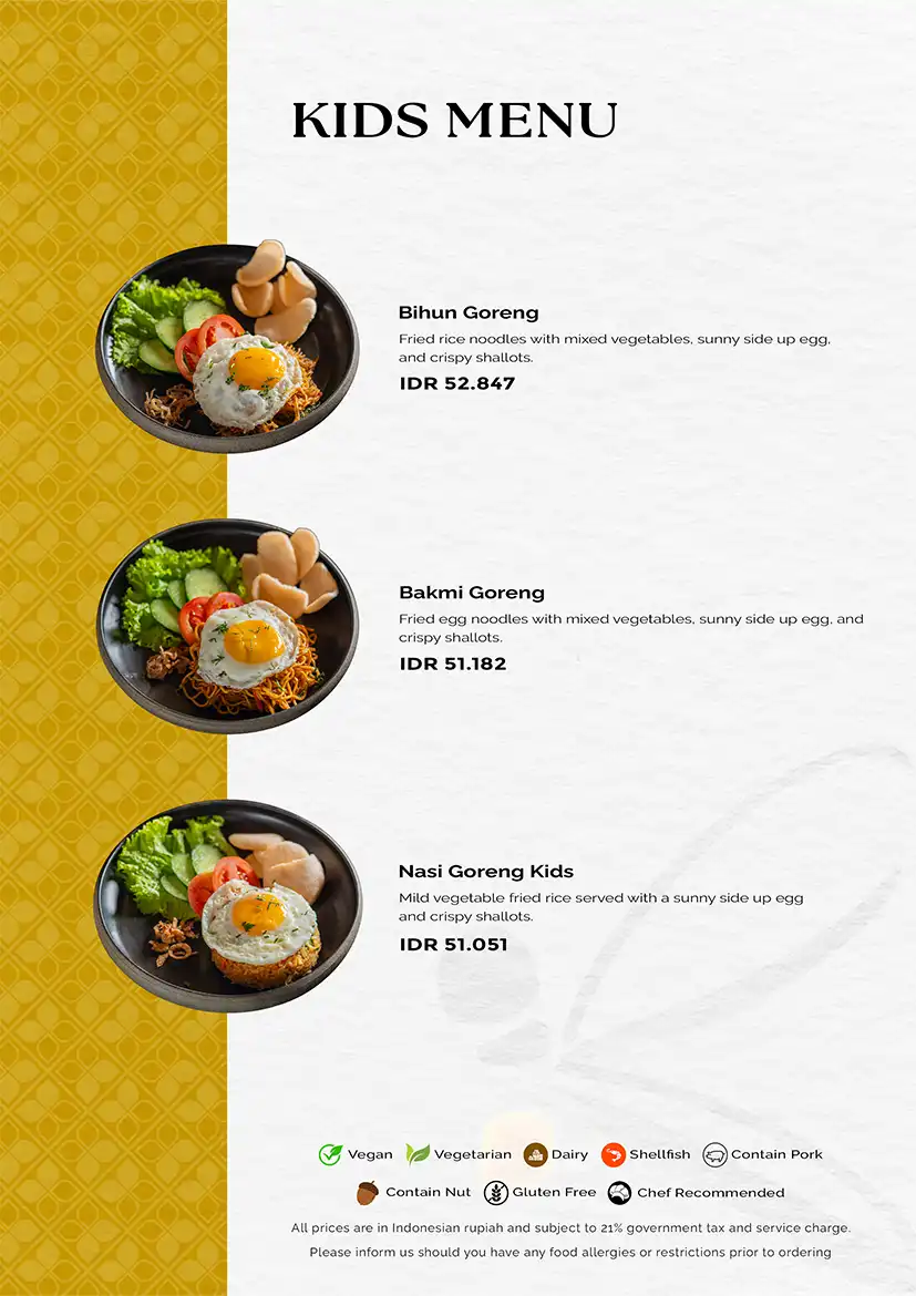 Menu Kunang-Kunang Restaurant ubud 2025